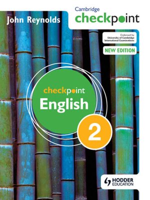 cover image of Cambridge Checkpoint English Student's Book 2